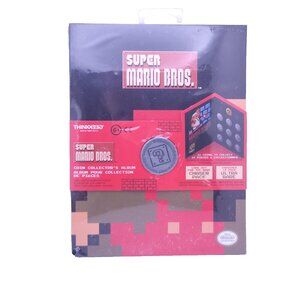 Super Mario Bros Coin Collectors Album Nintendo by Think Greek 2018 New Sealed